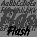 Flash® font family
