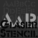 Glaser Stencil™ Familia tipográfica