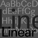 Linear font family