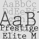 Prestige Elite M font family
