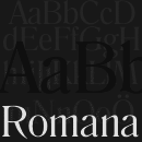 Romana font family