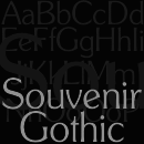Souvenir Gothic™ Familia tipográfica