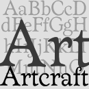 Artcraft™ Familia tipográfica