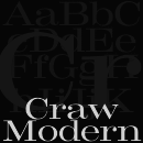 Craw Modern™ font family