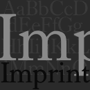 Imprint font family