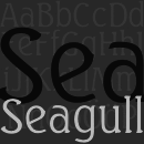 Seagull Schriftfamilie