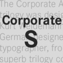 Corporate S Schriftfamilie