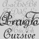 Perugia Cursive™ font family