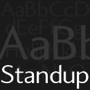 Standup™ font family