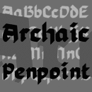 Archaic Penpoint Pro font family