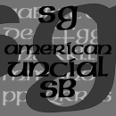 SG American Uncial™ SB font family