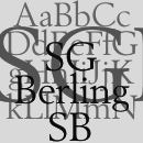 SG Berling™ SB font family