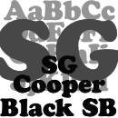 SG Cooper Black™ SB font family