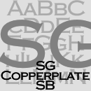 SG Copperplate SB Schriftfamilie