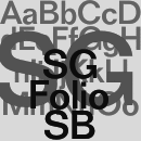 SG Folio® SB font family