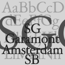 SG Garamont Amsterdam SB font family