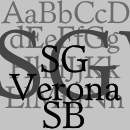 SG Verona SB font family