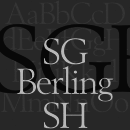 SG Berling™ SH font family