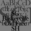 SG Baskerville Old Face SH™ font family