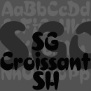 SG Croissant SH™ font family
