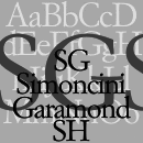 SG Simoncini Garamond® SH font family