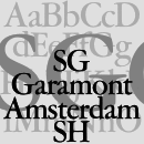 SG Garamont Amsterdam SH font family