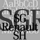 SG Renault SH® Schriftfamilie