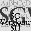 SG Vendome SH™ font family