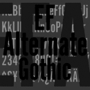 EF Alternate Gothic Familia tipográfica