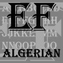 EF Algerian™ font family