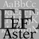 EF Aster™ font family