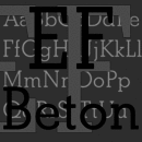 EF Beton™ font family
