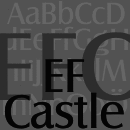 EF Castle™ font family