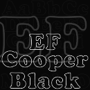 EF Cooper Black™ font family