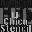 EF Chico™ Stencil famille de polices
