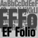 EF Folio® font family
