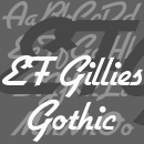 EF Gillies Gothic™ font family