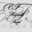 EF Hogarth Script font family