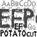 EF POTATOcut™ font family