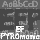 EF PYROmania™ font family