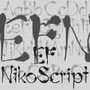 EF NikoScript™ font family