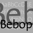 Bebop font family