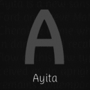 Ayita™ Schriftfamilie
