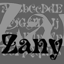 Zany font family
