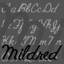 Mildred font family