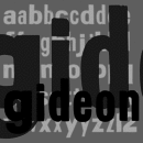 Gideon font family