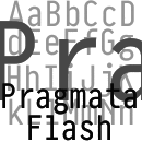 Pragmata Flash Schriftfamilie