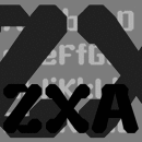 ZXA famille de polices