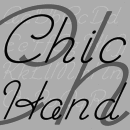 Chic Hand font family