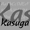Kasuga famille de polices